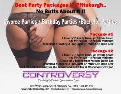 Specials & Party Packages  | Club Controversy