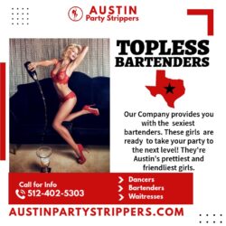 Austin Topless Bartender Service 
Austin’s hottest 🍌Bartender Agency
🍒Bachelor Parties ❌ Fishing ...
